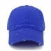 Distressed Solid Cotton Vintage Baseball Ball Cap Hat Dad Adjustable men women  eb-14217431